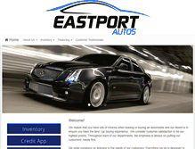 Tablet Screenshot of eastportautos.com